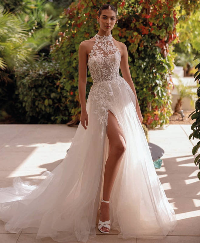 vestido elegante Demetrios